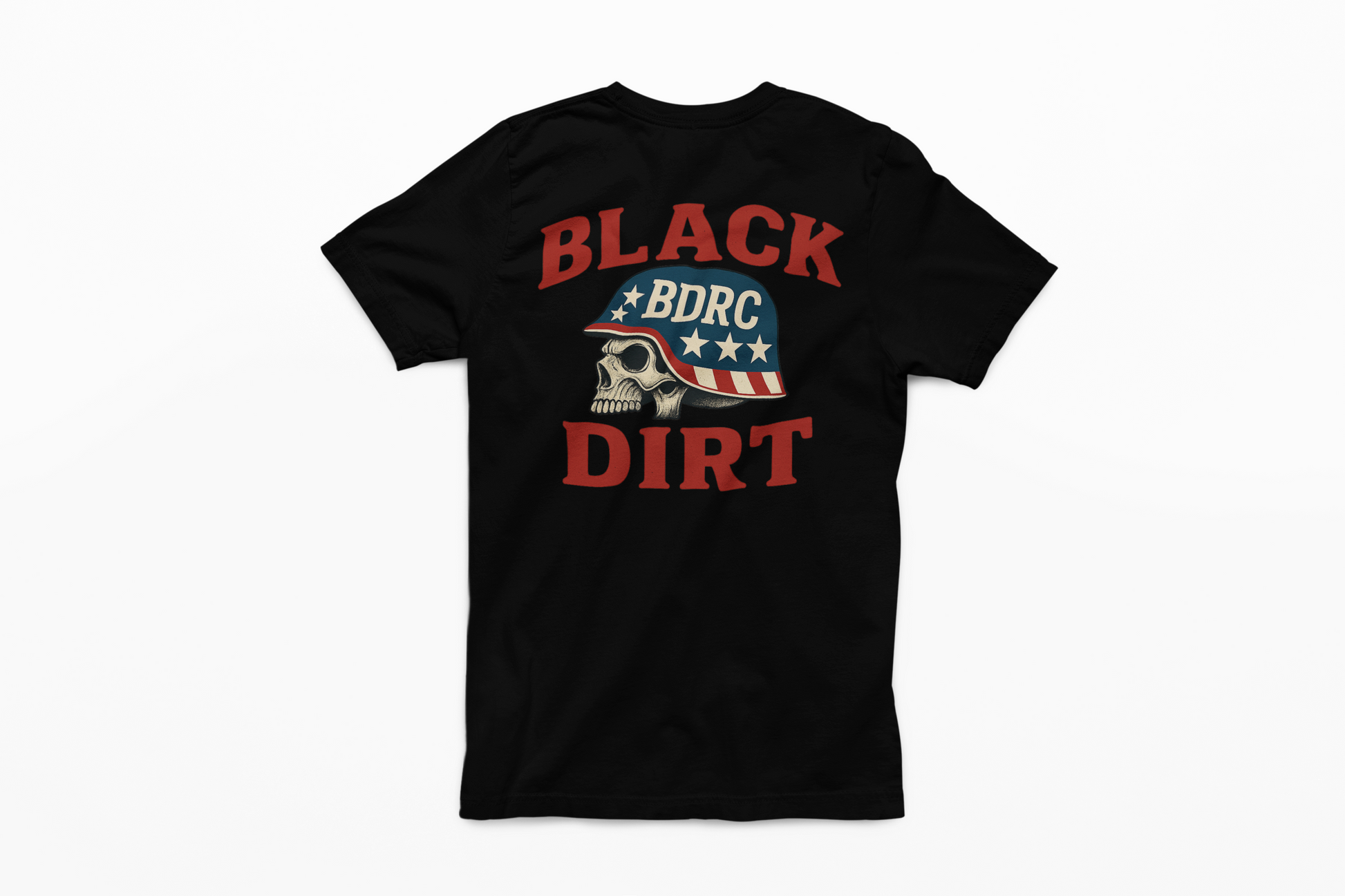 Stars and Stripes Black Dirt Skull